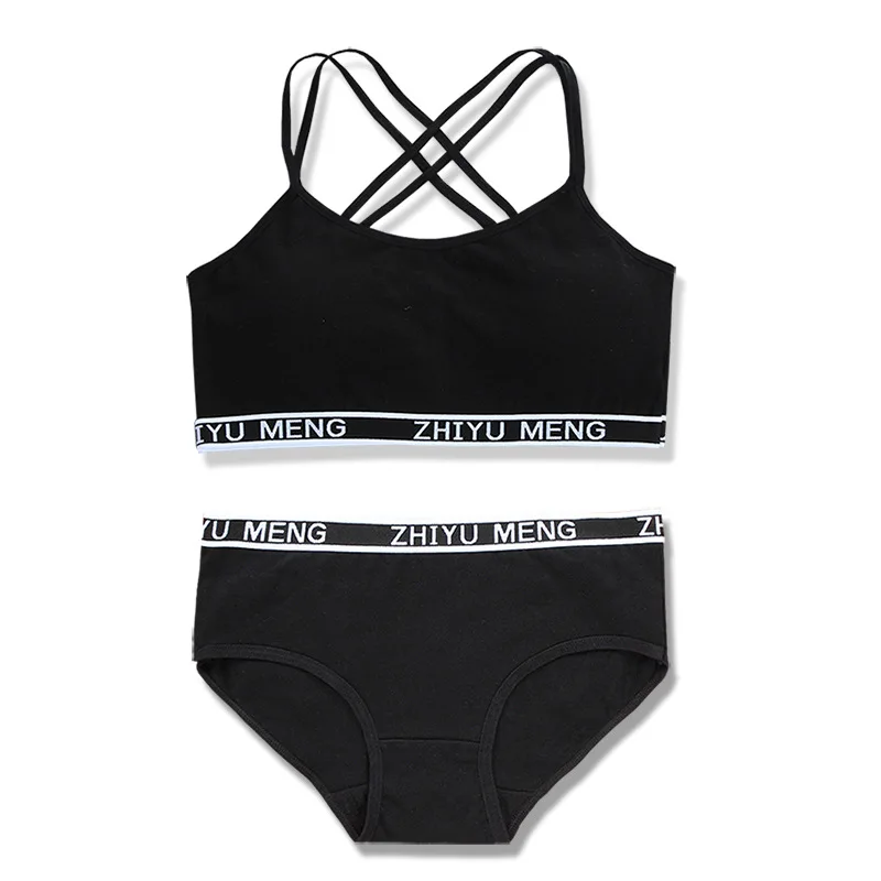 Girls Training Bras Panties Cotton Underwear Sets 8-16Y
