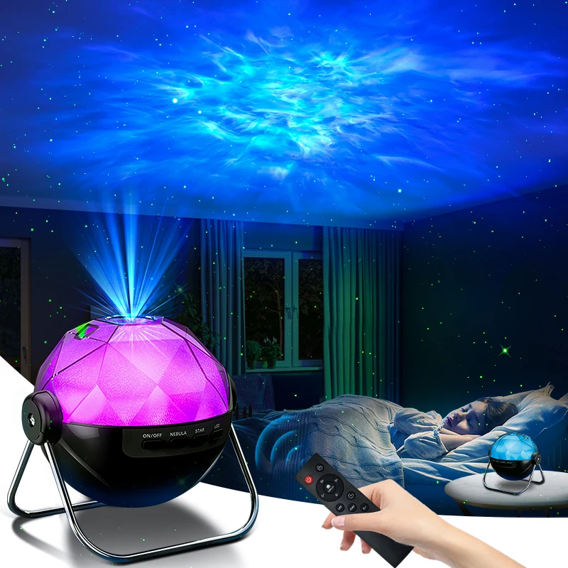 Projecteur Planetarium 6 en 1, galaxie, veilleuses réglables à 360 °, pour  chambre d'enfants, plafond, cinéma maison - AliExpress