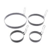9/10/15/20cm Pancake Ring Mold Metal Fried Egg Shaper Non Stick Egg Cooking Ring Homemade Round Omelet Mold