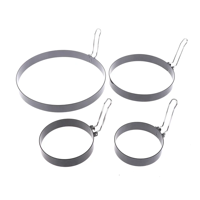 9/10/15/20cm Pancake Ring Mold Metal Fried Egg Shaper Non Stick Egg Cooking Ring Homemade Round Omelet Mold