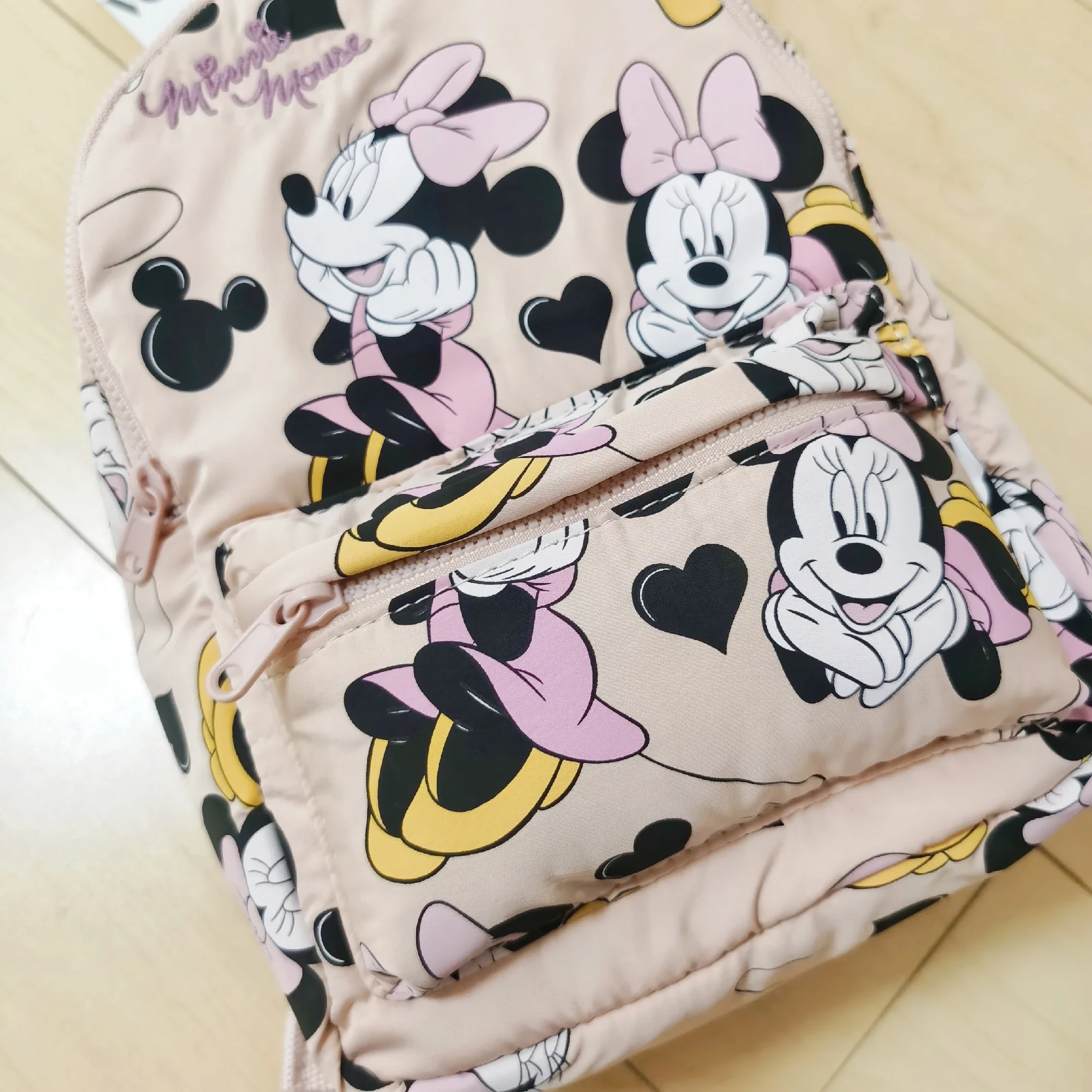 Disney Minnie Girls Backpack - High Quality Large Capacity School Bag