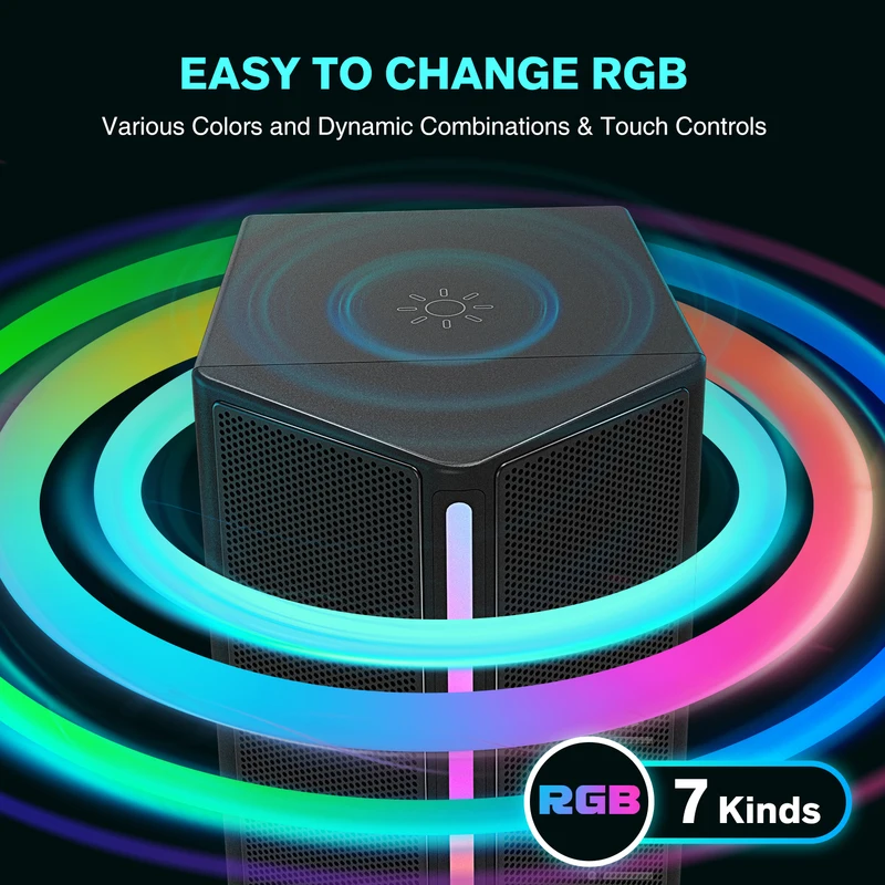 FIFINE Gaming Sound Box with Stereo Surround Sound, USB