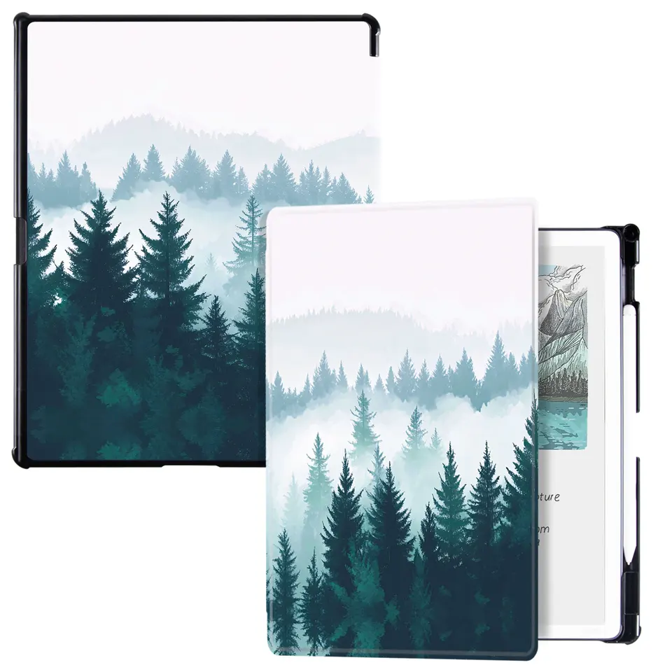 Caweet Custodia In Feltro E Pelle PU Per Kindle Scribe 11 Pollici (2025) E Colorsoft – Con Supporto Pieghevole, Porta-stilo E Chiusura Sicura, Colore Nero