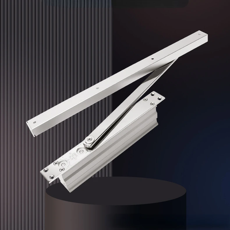Round Concealed Door Closer Automatic Closing Hotel Hotel Wooden Door er Square Invisible Closer Home Improvement