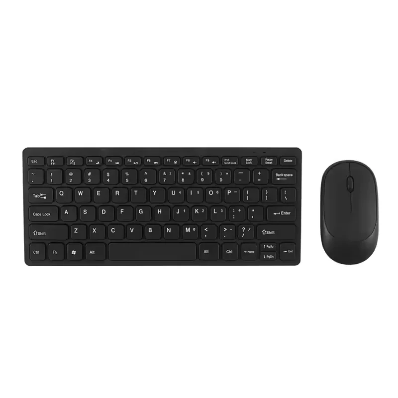 2.4G 무선 키보드 및 마우스 Protable 미니 키보드 마우스 콤보 세트 노트북 노트북 Mac 데스크탑 PC 컴퓨터 스마트 TV PS4