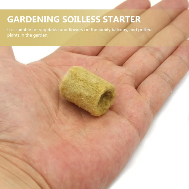 50 Dcs Phyto Stoneugool Grow Cockes Rock Gyapjú Indító Hidroponikus Mini Blokkok Lakosztály Leelõzõ Táptalaj - Image 5