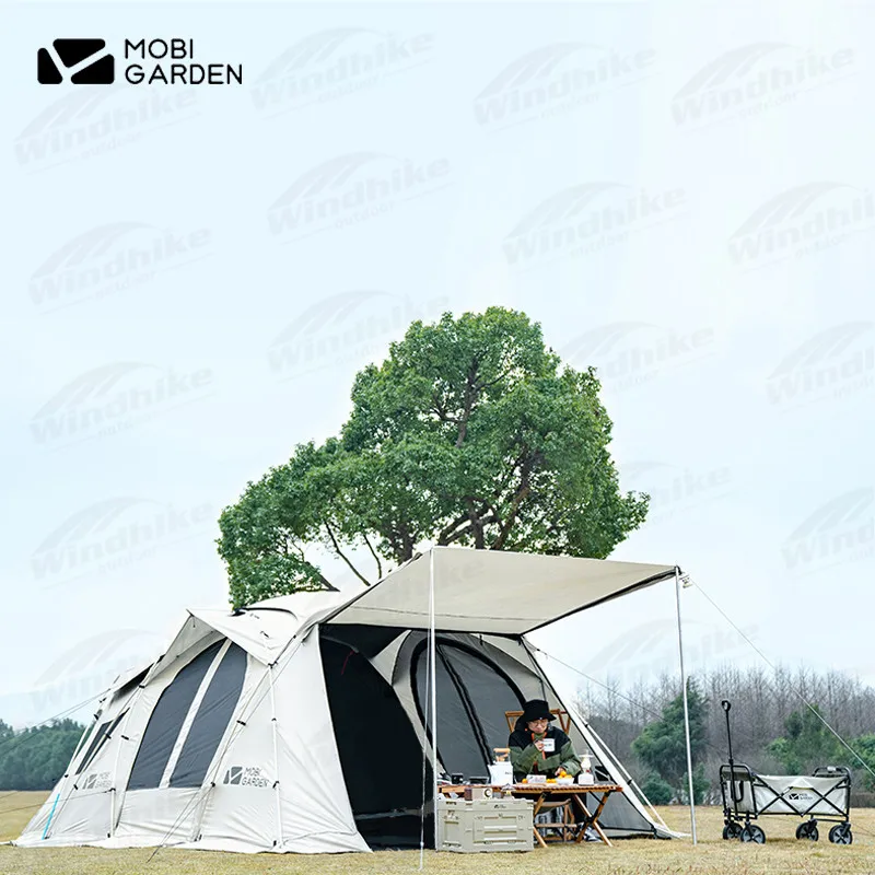MOBI GARDEN タープアーチ型 6-8人用 日よけ 大空間 5000mm耐
