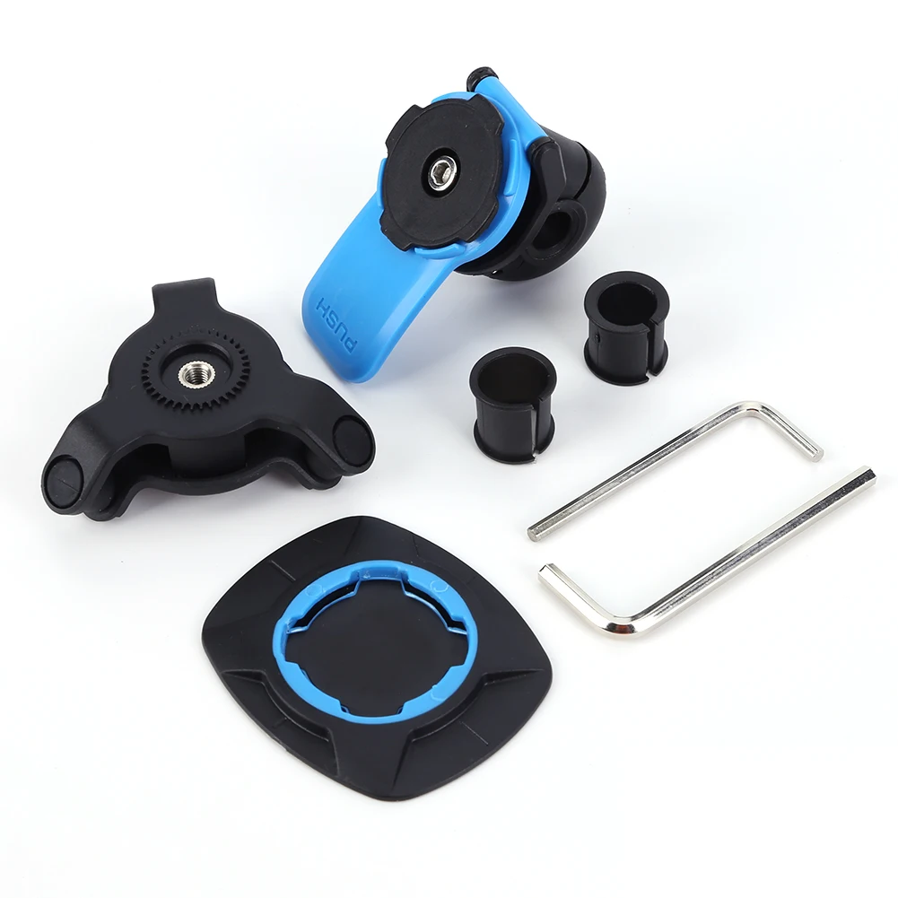 Universal Motorcycle Phone Holder - 360 Rotatable Bike Bracket with Quick Release