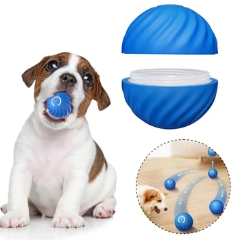 Smart Interactive Rolling Ball Toys Remote Control Flashing Jumping Rotating Dog Chew Training Toys Ball for Indoor Playing 1
