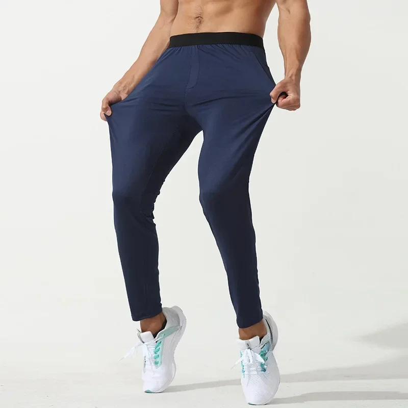 Training Pants Men Sweatpants Zip Pockets Loose Fitness Running Long Pants Plus Size Jogging Casual Outdoor Training Gym Trouser casual pants sports pants casual sports pants