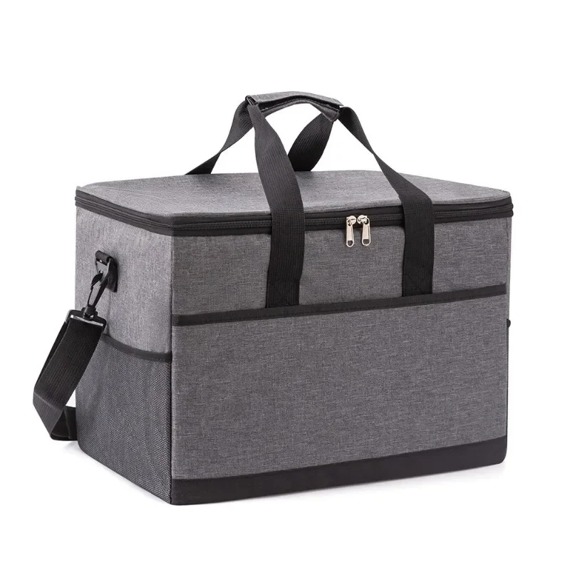 Portable thermal insulation refrigerated bag aluminum foil thickened thermal insulation special large-capacity lunch box bag