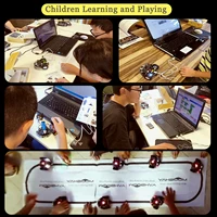 Microbit-Kit de voiture Mini Robot intelligent V2, ensemble électronique, suivi de ligne, évitement d'obstacles, support, pigments chirurgie tionnels, éducation STEM 5
