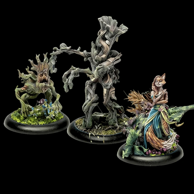 다이캐스트 레진 모델 조립 키트, GK, Wyrdwood 3자리, 도색되지 않음(베..