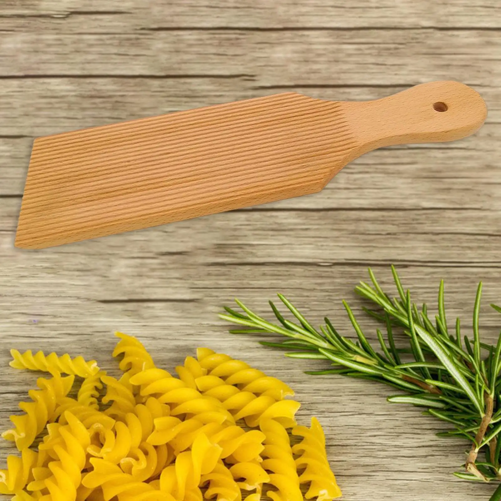 Gnocchi Pasta Plate Pasta Tools/Butter Maker Wooden Stripe Pattern/Spiral