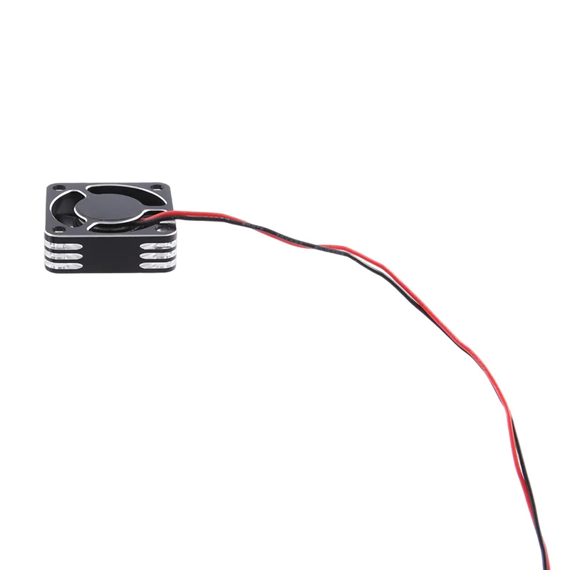 금속 쉘 ESC 모터 25Mm 냉각 팬 RC 자동차 예비 부품용 고속 열 방출 팬 쿨러 실버-A32R