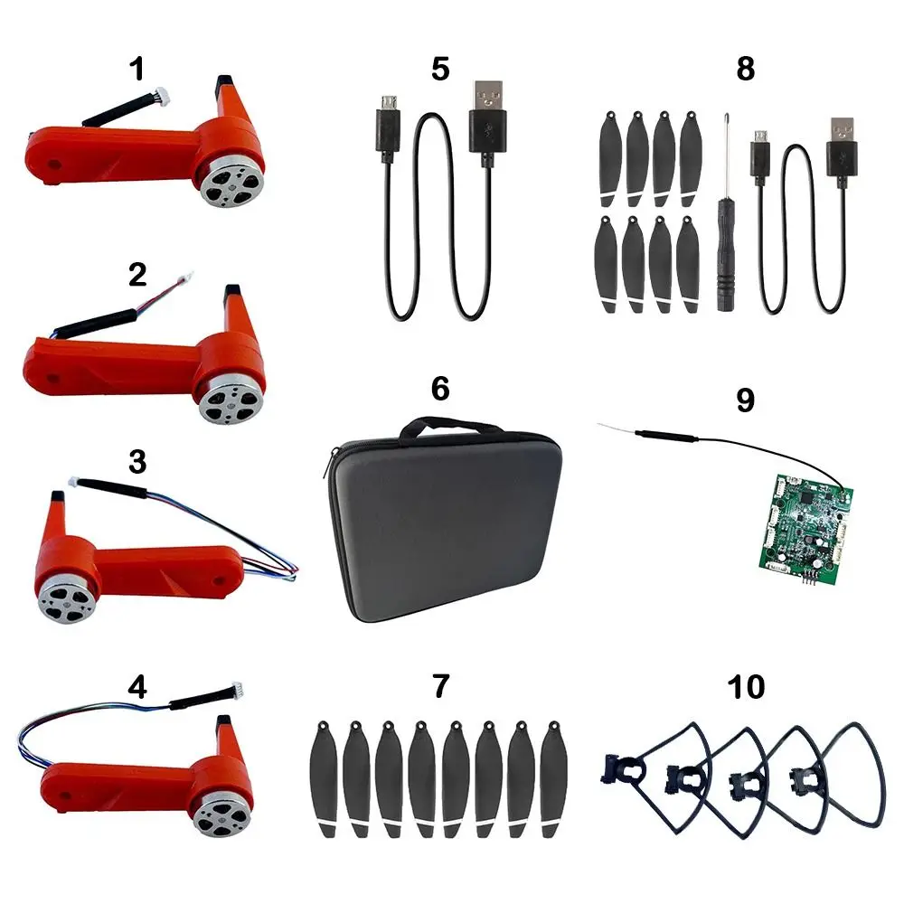 New L900 PRO Remote Control Fan Replacement Plastic Blade Receiver Plate Machine Right A-axis Arm