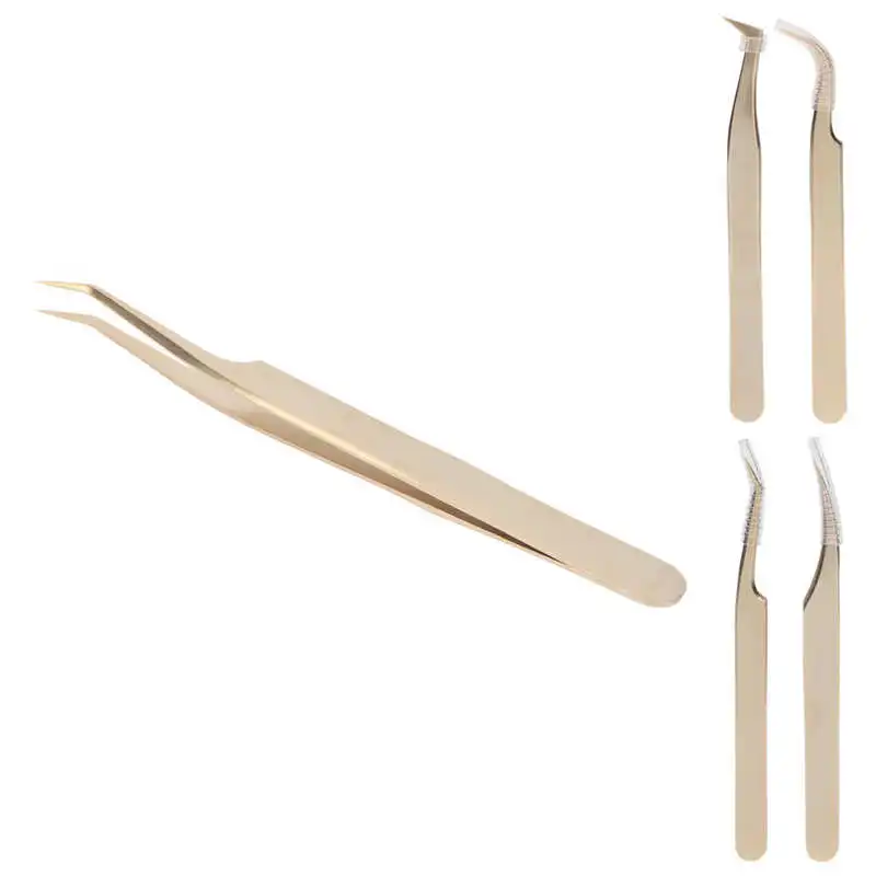 

Пинцет для наращивания накладных ресниц из нержавеющей стали, пинцет для наращивания ресниц для салона красоты
