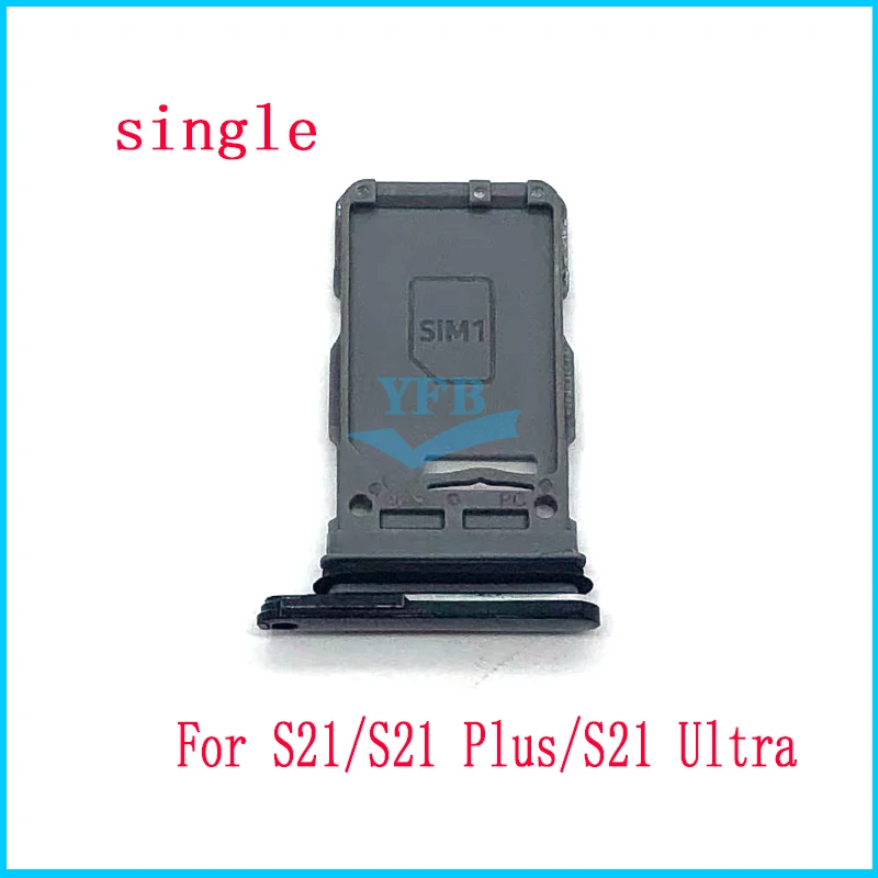 For Samsung Galaxy S21 Plus Ultra Sim Card Slot Tray Holder Sim Card Reader Socket phone sim tray holder