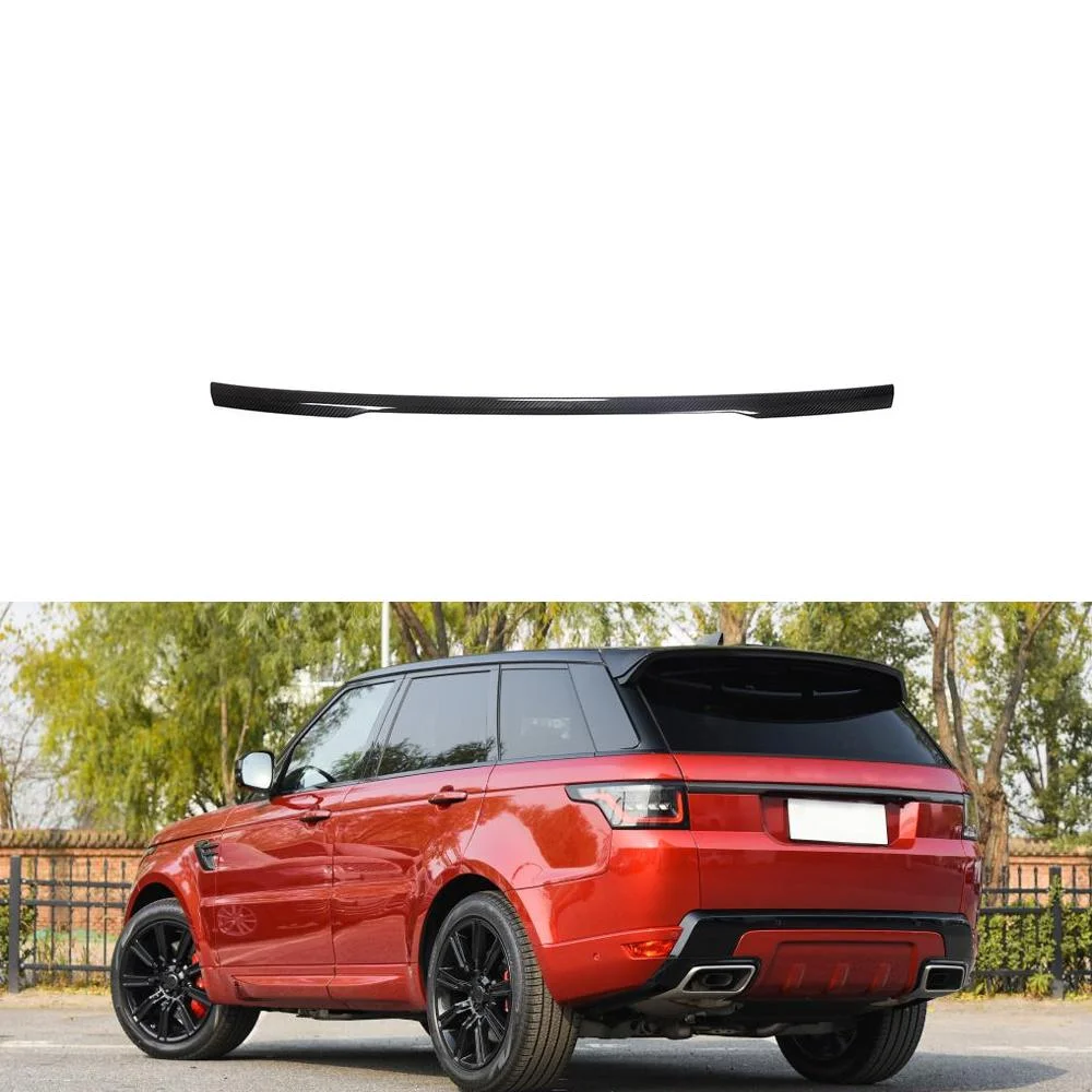 

Dry Carbon Fiber L494 Rear Door Wing Spoiler Trim Moulding Cover for Land Rover Range Rover Sport Utility 4-Door 2014-2020