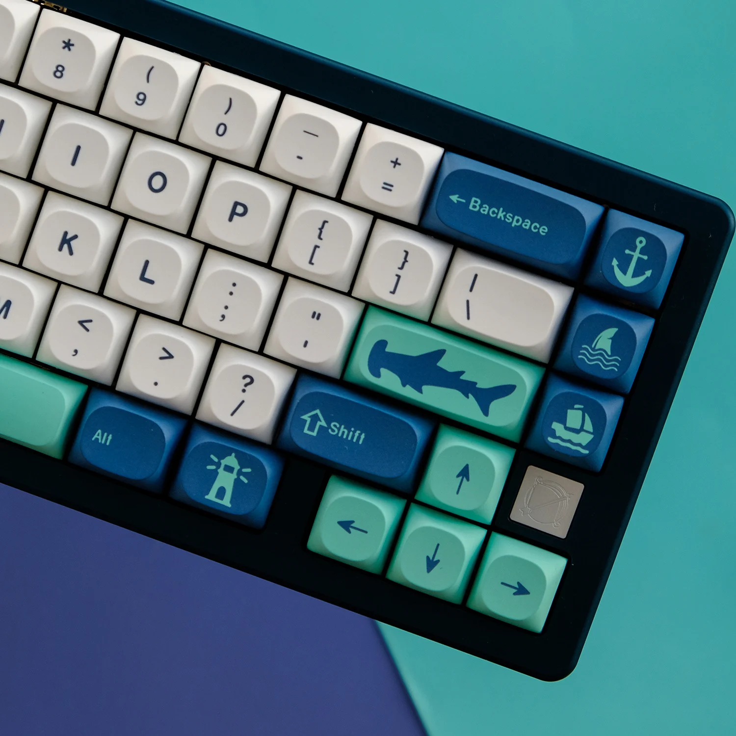 

140 Keys GMK Hammerhead Shark Keycaps XDA Profile PBT Dye Sublimation Custom Keyboard Keycaps For MX Switches 64 87 96 104 108