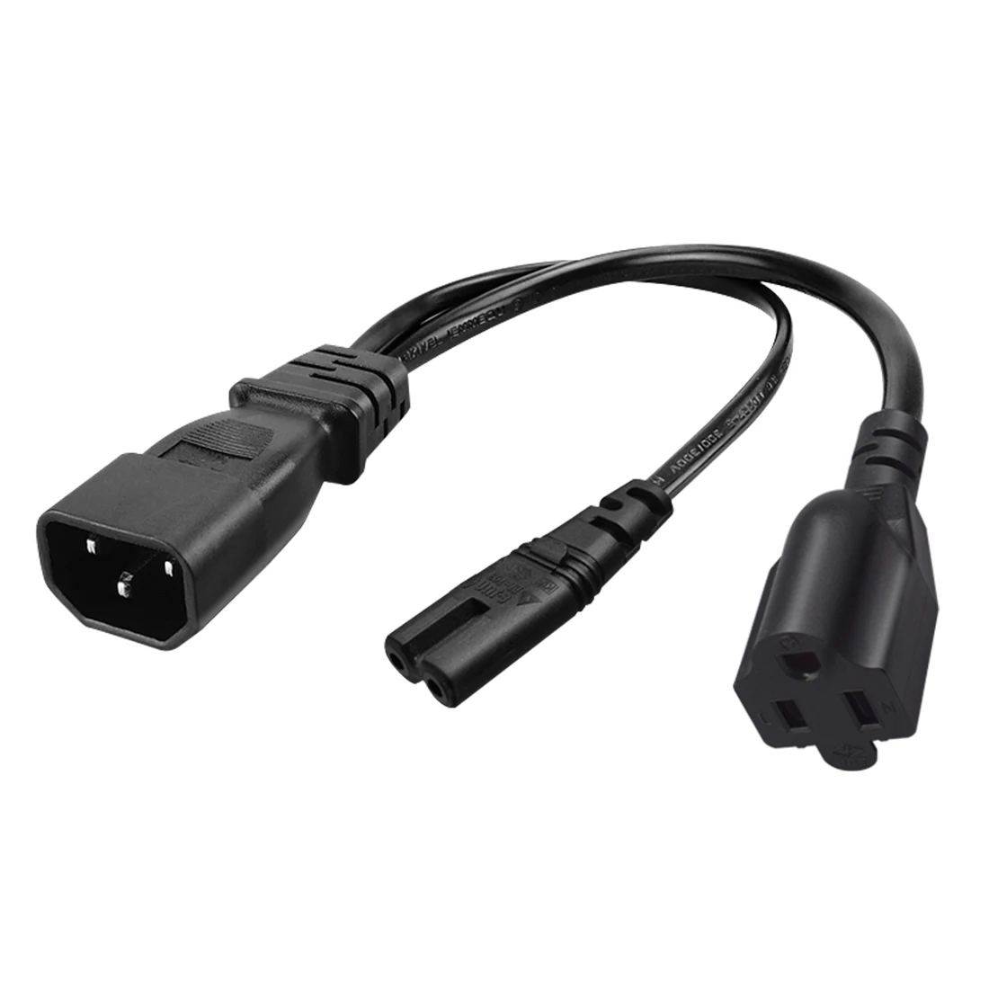 IEC320 C14  C7 + 5-15R 1  2   ġ ȯ , C14  ÷-ǱԾ 8 ̽/̱ ǥ 