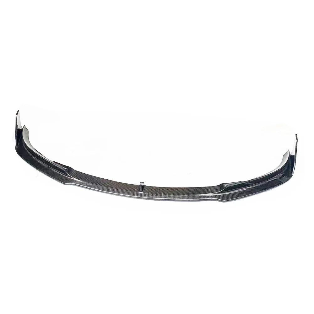 

V Style Model 3 Real Carbon Fiber Front Lip for Tesla Model 3 Auto Racing Car Front Bumper Chin Lip SPoiler Splitter Body kit