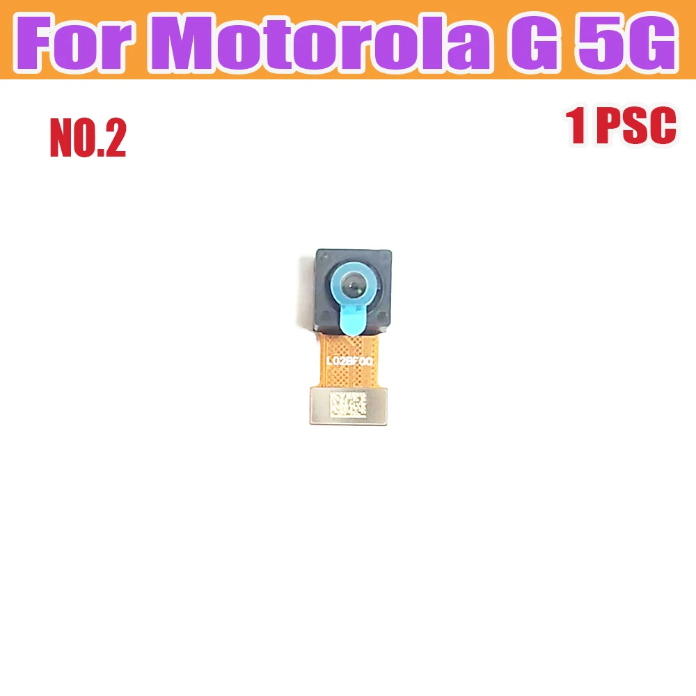  전면 후면 메인 카메라, 모토로라 MOTO G 5G 용 전면 후면 대형 카메라 모듈 부품
