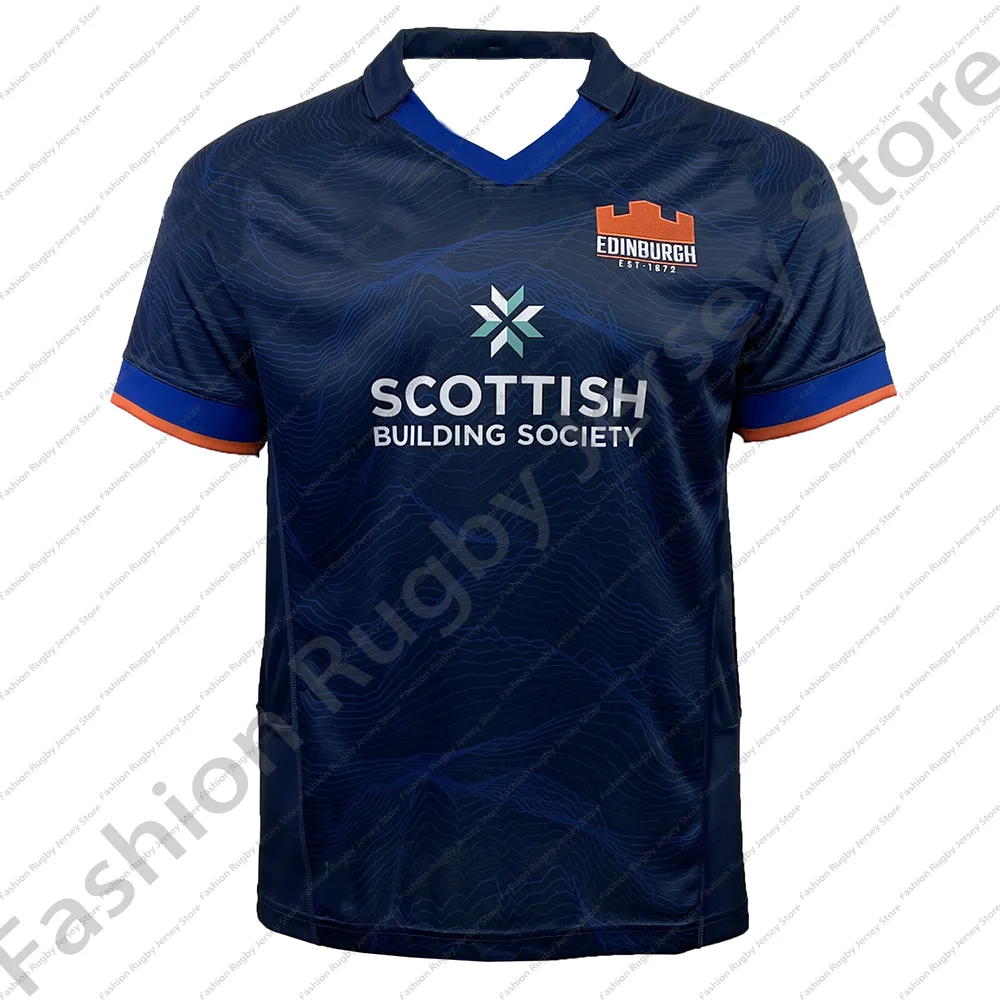 thumbnail image 1 of Camiseta de Rugby de Edimburgo, ropa para hombres, niños, regalo para niños, camiseta, ropa deportiva para equipo, camiseta para adolescentes, Top de tren en casa, Polo 2024/25, 1 of 4