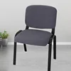 Split Low Back Chair Covers Jacquard Solid Color Simple Elastic Modern Home Decor Chair Dust Protect Cover Office Stool Covers 5