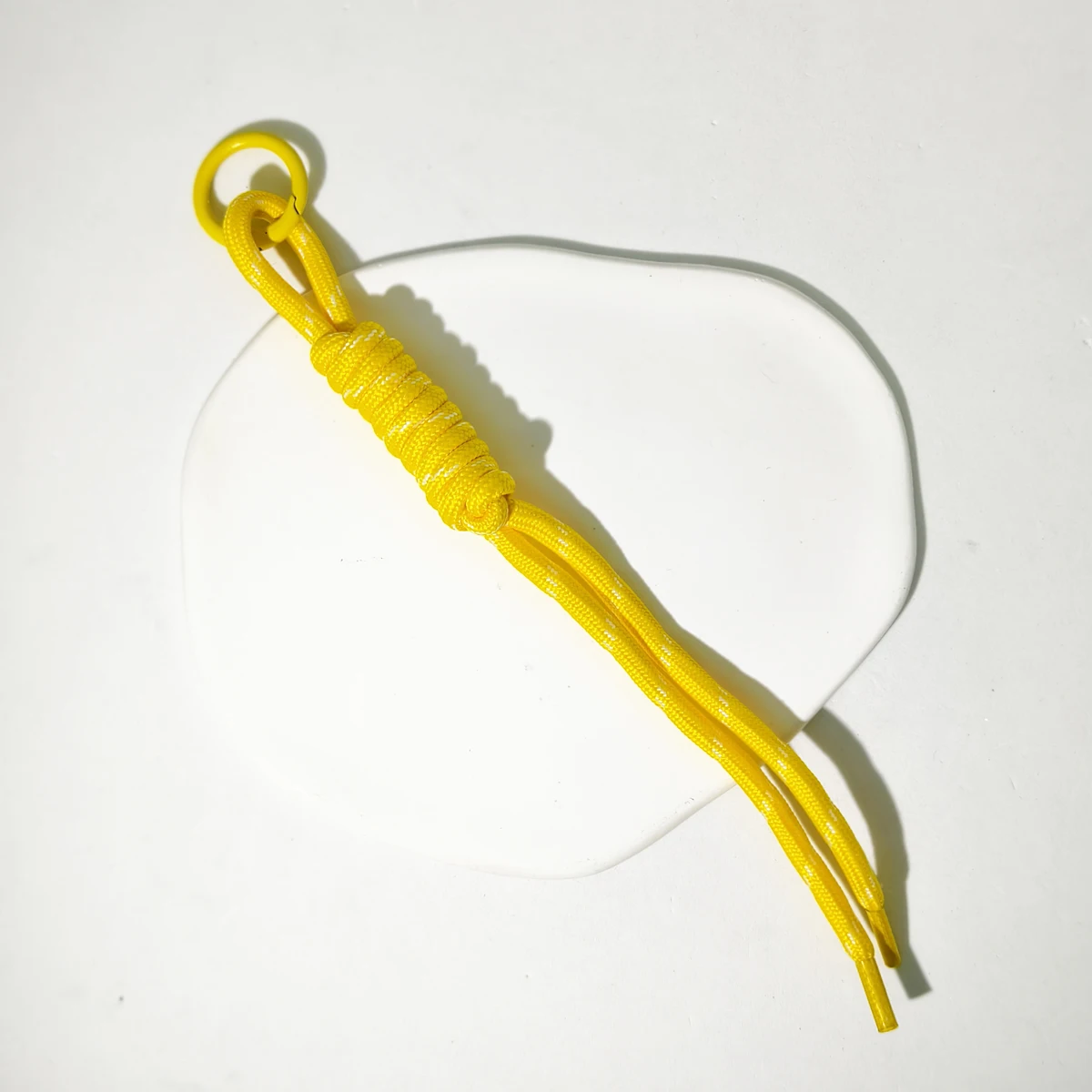 Vibrant Nylon Woven Rope Charms for Keychain and Bag Pendant Accessories