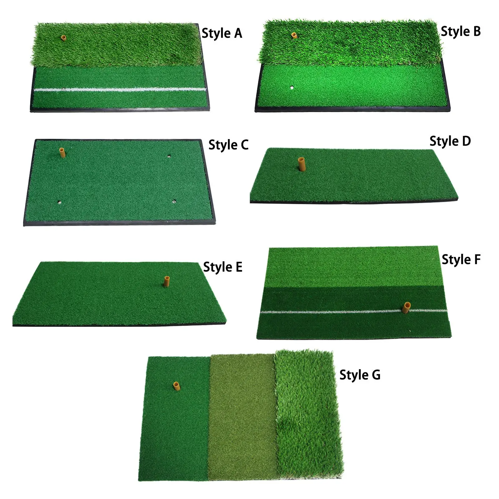

Golf Hitting Mat Portable Home Use Chipping Mat Indoor Mat Matting Swing Mat