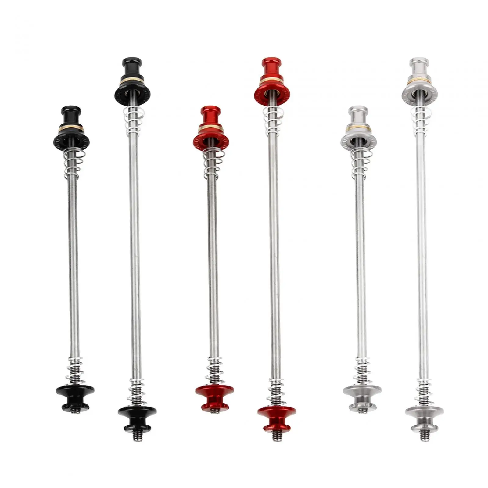 Bike Quick Release Skewers Bicycle Parts Titanium Axle Aluminium Alloy Front and Rear Skewers for BMX Mountain Bikes Road Bikes