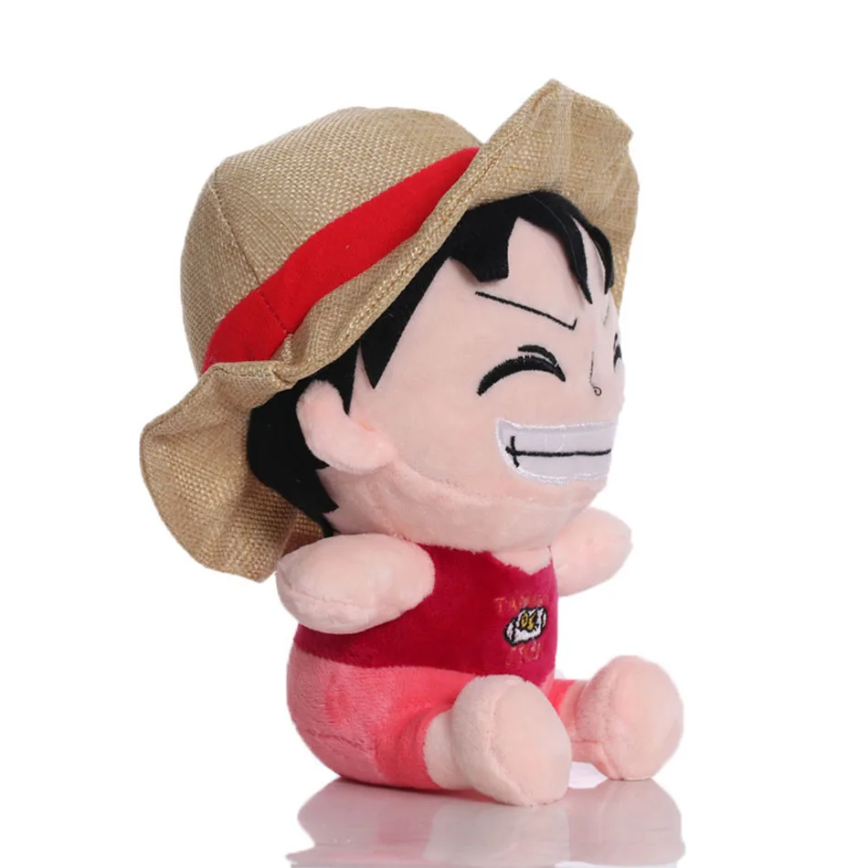 One Piece Plüschtiere Monkey D Ruffy Ace Law Weiche Stoffpuppen Tony Tony Chopper Cos Sanji Sabo Buggy Geburtstagsgeschenk 8/12 Zoll – Detail 4