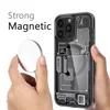 Spigen Circuit Board Magnetic Phone Case For iPhone 16 15 14 13 12 11 Pro Max Plus Magesafe Cover Support Wireless Charging 5