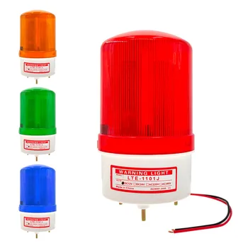 LED 스트로브 신호 경고 부저 라이트, 경고등, 소리 표시등, 깜박이는 보안 경보, 220V LTE-1101J, 12V, 24V