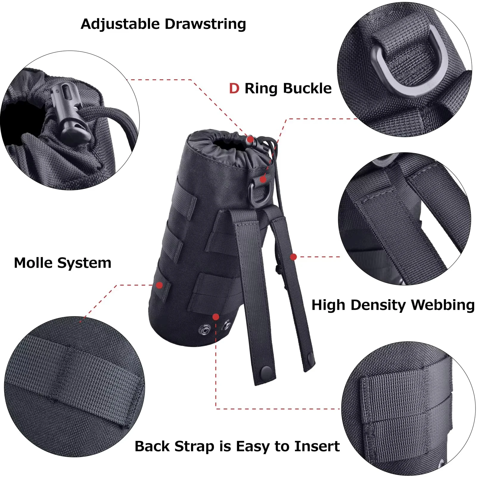 Tactical Molle Water Bottle Holder 3