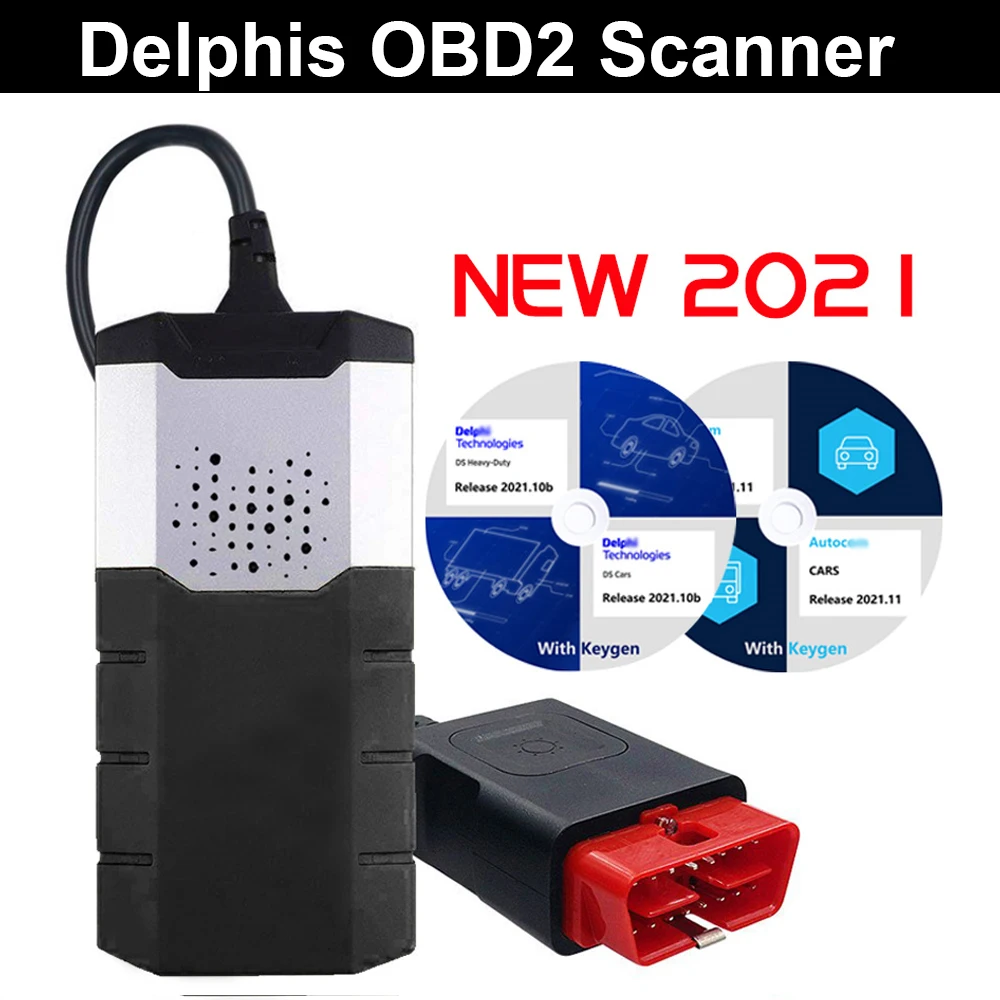 

Diagnostic tool DS-150e autocoms 2021.11 with keygen Latest Software Delphis 2021.10b with keygen OBD2 Compatible with Bluetooth