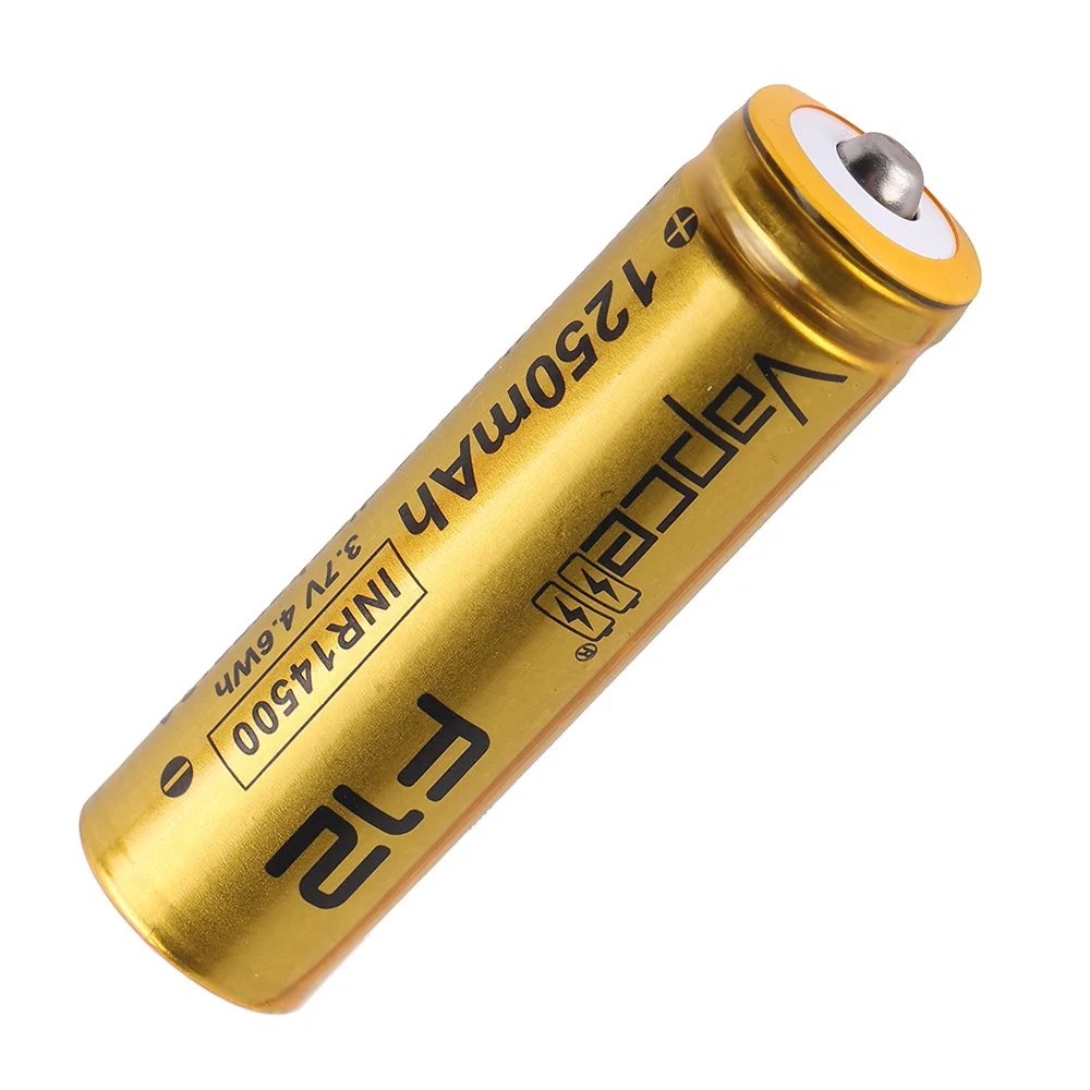 LED Flashlight INR 14500 1250mAh max output 3A Battery Cheap