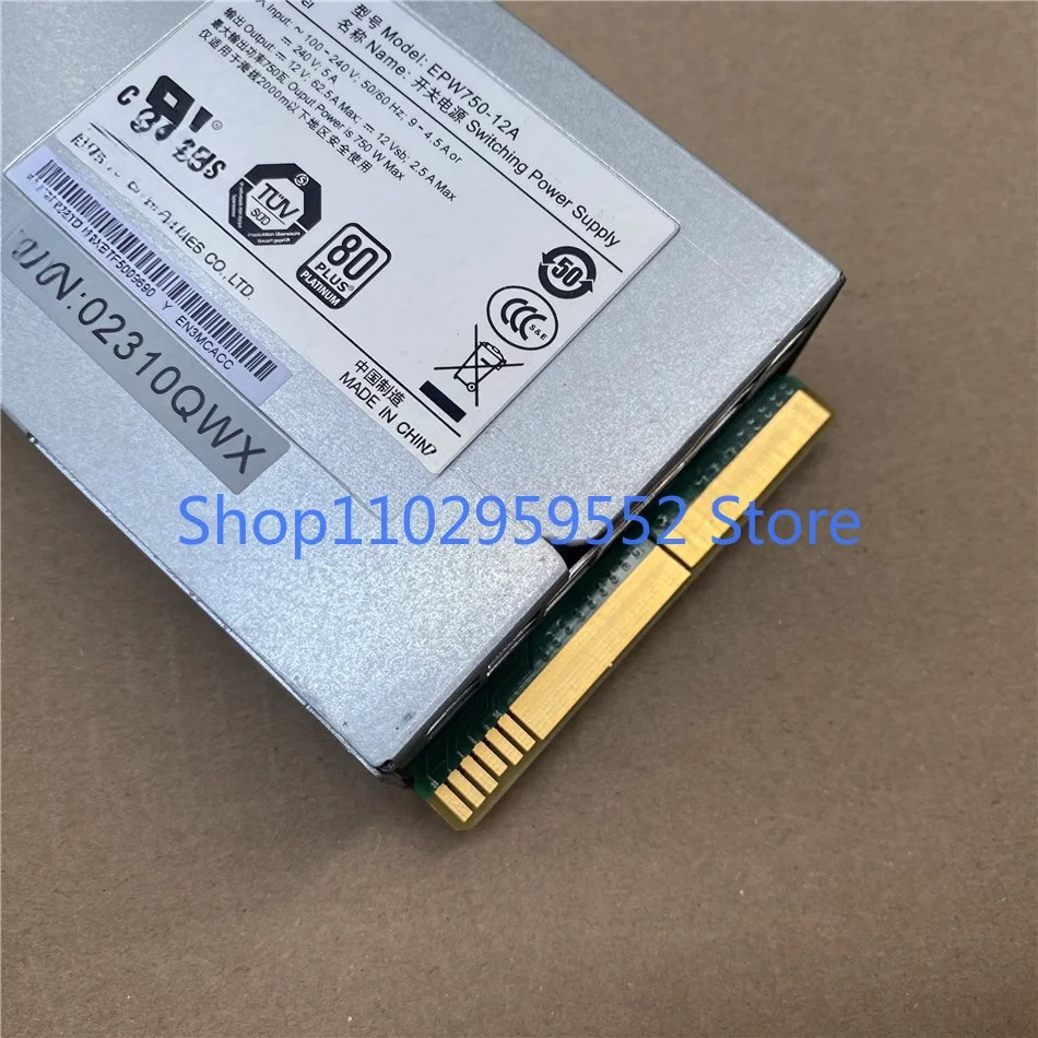EPW750-12A 750W RH2288 1288 RH5885V3 서버 전원 공급 장치 02310QWX용 1개