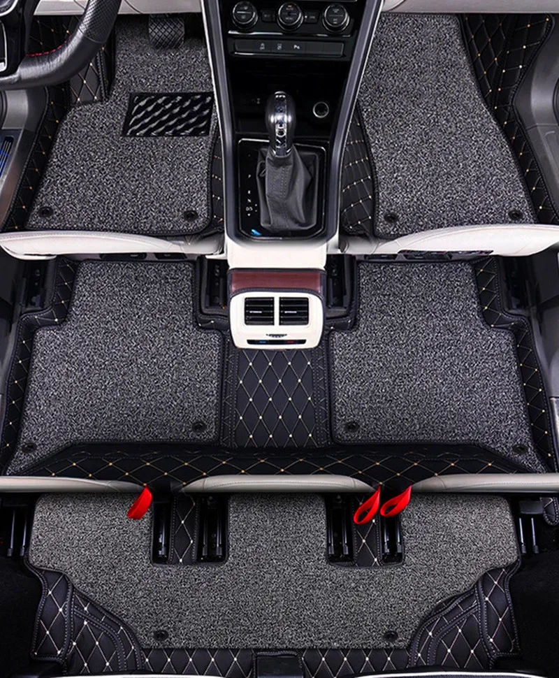 

Good quality! Custom special car floor mats for Ford Explorer 6 7 seats 2023-2020 waterproof double layers carpets,Free shipping