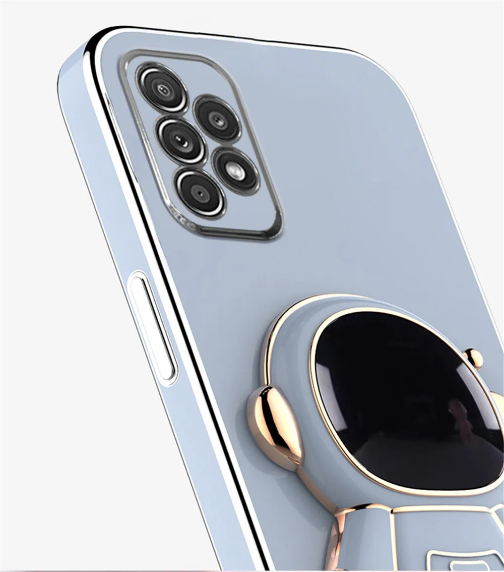 Couvercle de support d'espace d'astronaute plaqué, pour Huawei Honor X9B 5G X9 B X9b X 9B, support de protection en Silicone souple pour objectif d'appareil photo_voghion.com