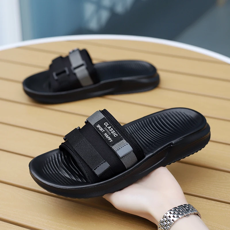 【MODERNIF】Nown Daily Slippers 2023 New Men Slippers Summer High Quality Home Flip Flops