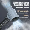 1000W Turbo Fan Violent Fan Thrust Stepless Speed High Power Turbo Fan Leaf Blower Handheld Mini Jet Fan for Makita Battery 4