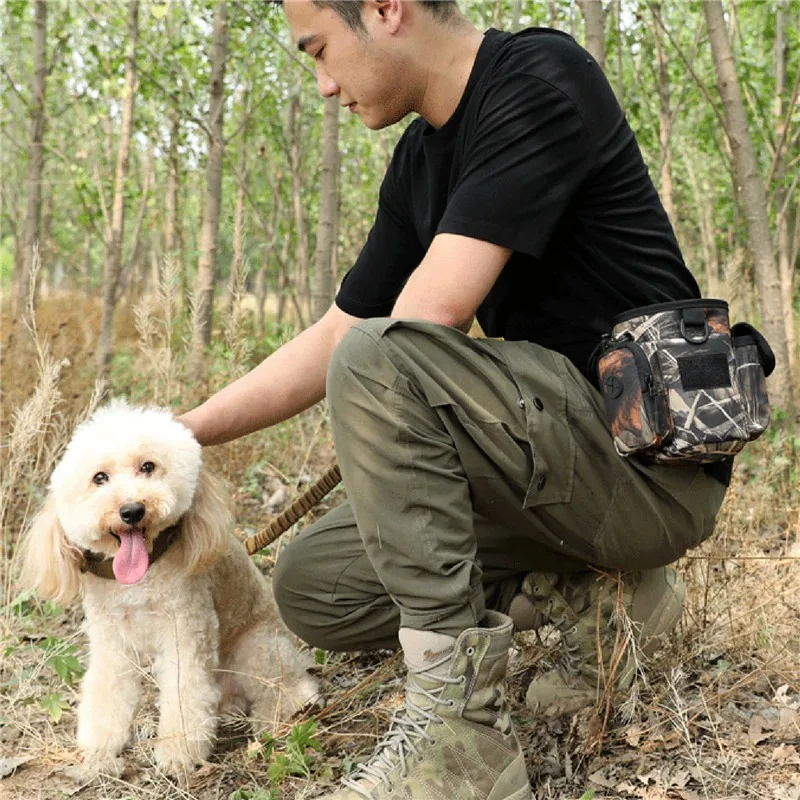 Molle Tactical Waist Pouch Fanny Pack Hunting Bag Dog Puppy Training Treat Snack Bait Pet Feed Pocket Pouch