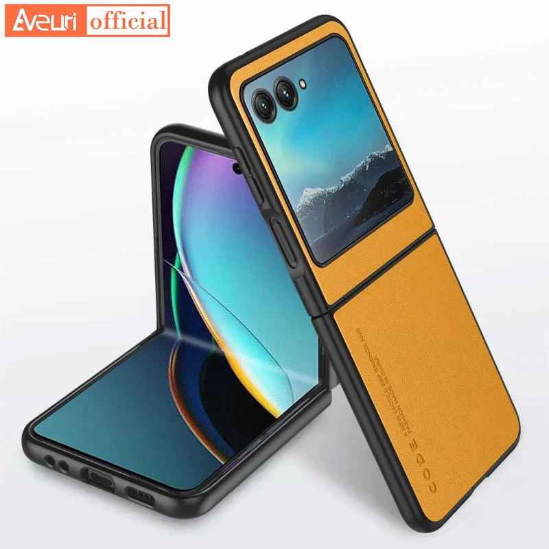 Custodia Protettiva In Silicone Per Motorola Razr 40 Custodia In Pelle Pu Ultra Luxury Per Motorola Moto Razr 40 Ultra 5G Cover Coque