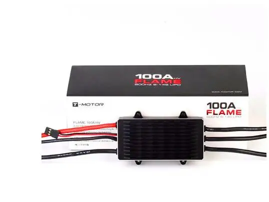 

T-motor Flame 100A HV 500 Гц 6S-14S HV LIPO ESC контроль скорости высокомощная система для многовинтового квадрокоптера БПЛА радиоуправляемых дронов