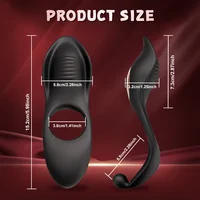 Vibrating Cock Ring Penis Ring for Men Ejaculation Delay Penis Glans Vibrator Clit Stimulator Adult Goods Sex Toy for Couples 4