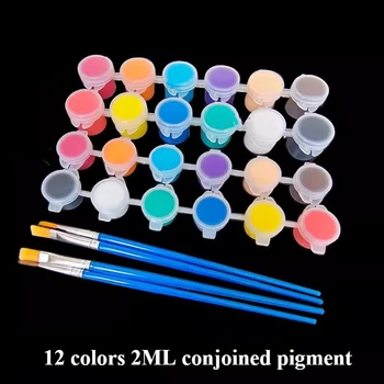 6-Color 2ML Acrylic Pigment Set 1