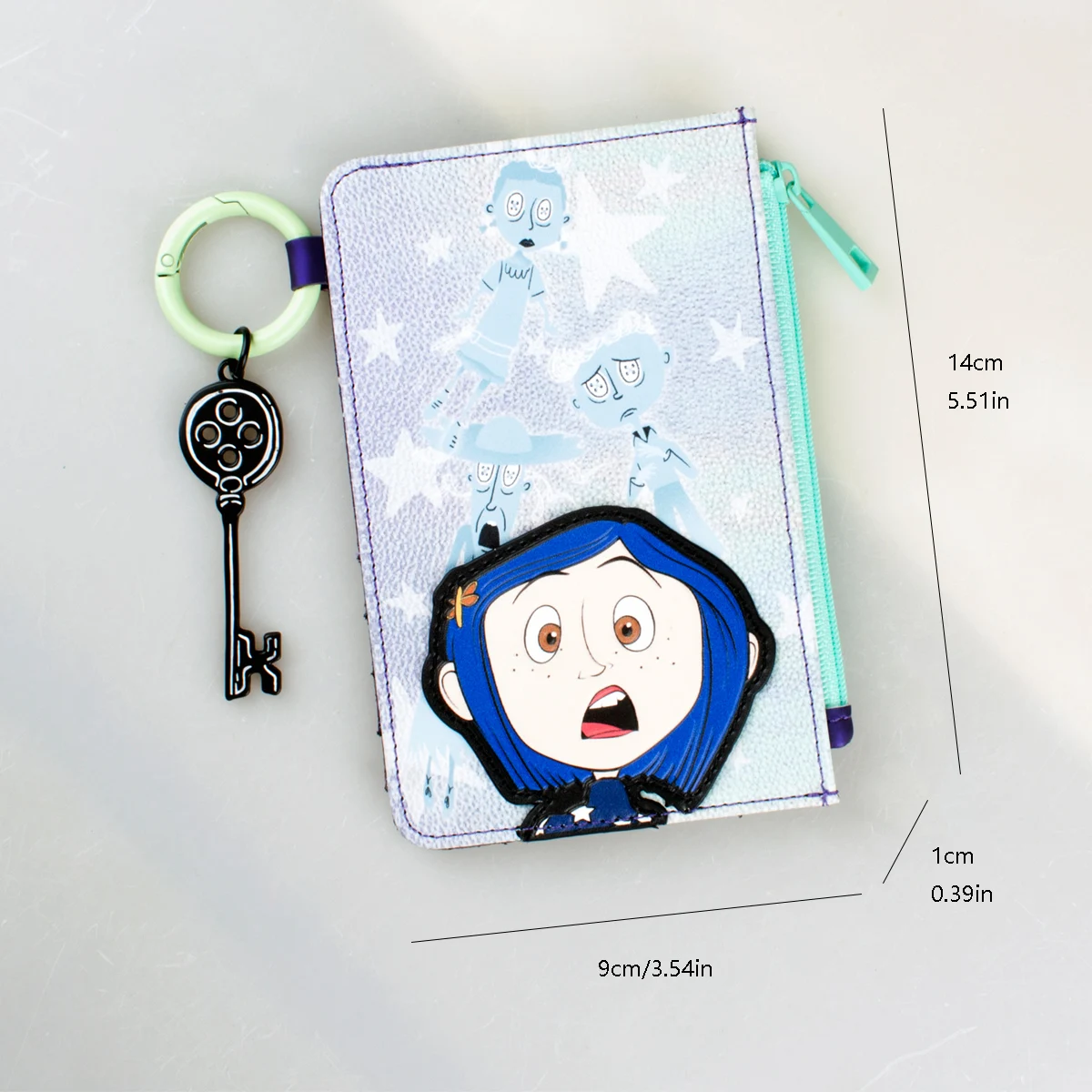 High-Quality Printed Zipper Wallet Fashionable Individual Card Holder Coin Purse