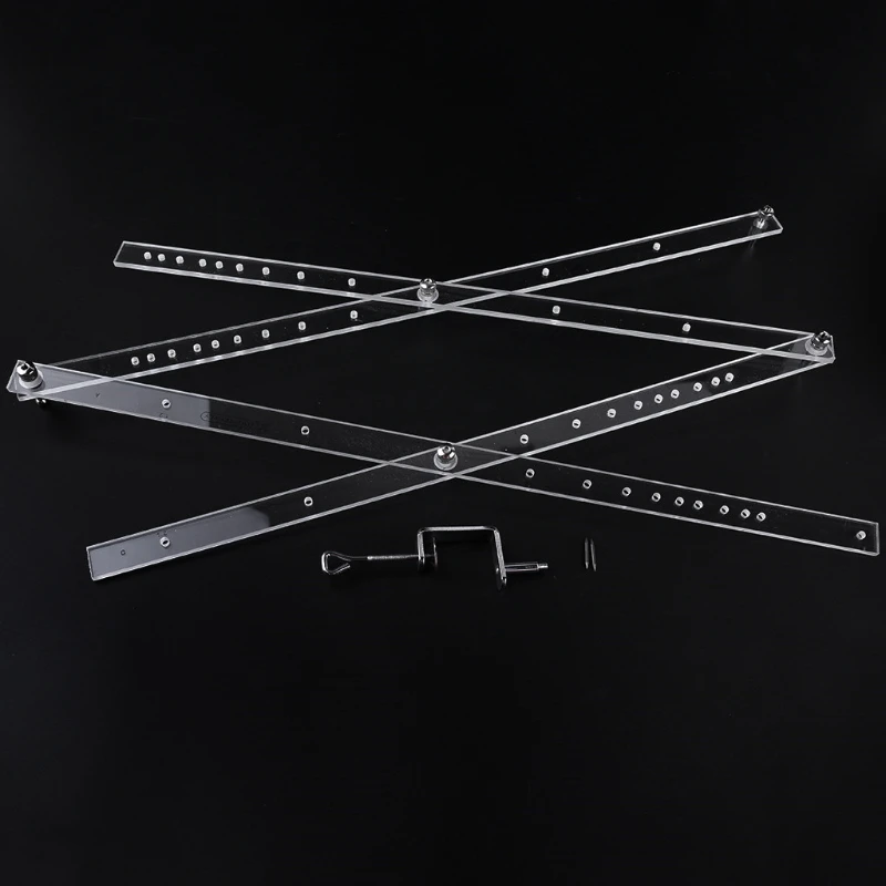 50cm Scale Folding Ruler Artist Pantograph Copy Rluers Draw Enlarger Reducer Tool for Office School Drawing Supplies Dropship